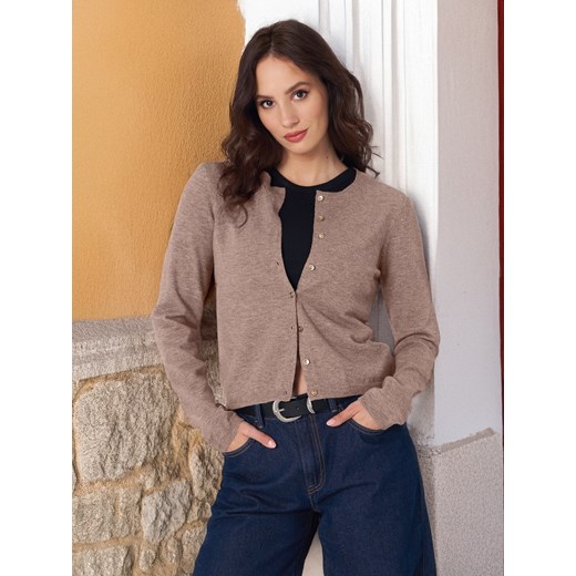 Sinsay - Kardigan - beżowy Sinsay XL Sinsay