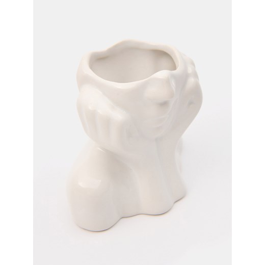 Sinsay - Wazon - biały Sinsay One Size Sinsay