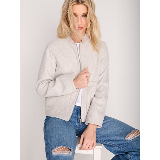 Sinsay - Kurtka bomberka - szary Sinsay L Sinsay