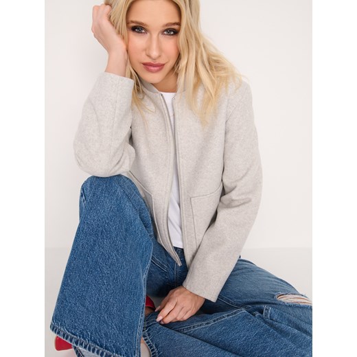 Sinsay - Kurtka bomberka - szary Sinsay XXL Sinsay