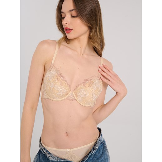 Sinsay - Biustonosz - beżowy Sinsay 75D Sinsay