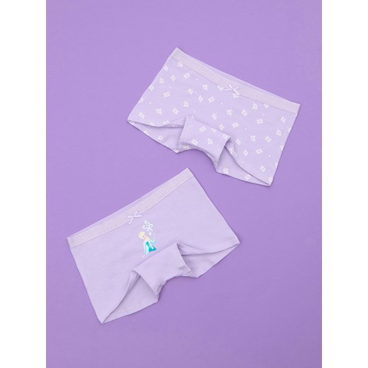Sinsay - Majtki 2 pack Kraina Lodu - wielobarwny Sinsay 98/104 Sinsay