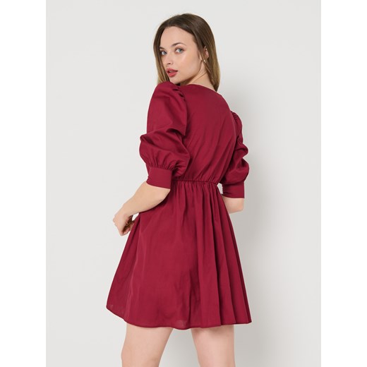 Sinsay - Sukienka - czerwony Sinsay L Sinsay