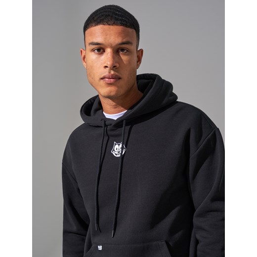 Sinsay - Bluza Kot Feliks - czarny Sinsay L Sinsay