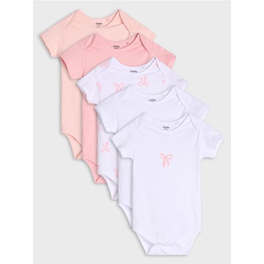 Sinsay - Body 5 pack - biały ze sklepu Sinsay w kategorii Body niemowlęce - zdjęcie 177785814