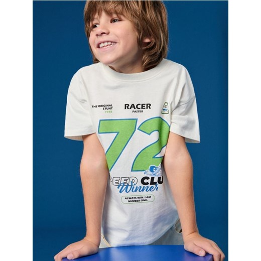 Sinsay - Koszulka - kremowy ze sklepu Sinsay w kategorii T-shirty chłopięce - zdjęcie 177785834