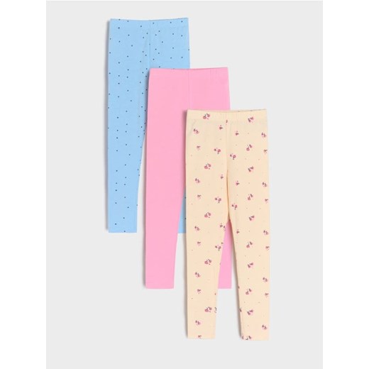 Sinsay - Legginsy 3 pack - wielobarwny Sinsay 122 Sinsay