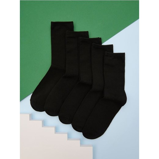Sinsay - Skarpetki 5 pack - czarny Sinsay 39/42 Sinsay