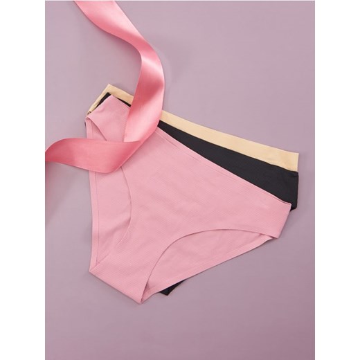 Sinsay - Majtki 3 pack - wielobarwny ze sklepu Sinsay w kategorii Majtki damskie - zdjęcie 177786493