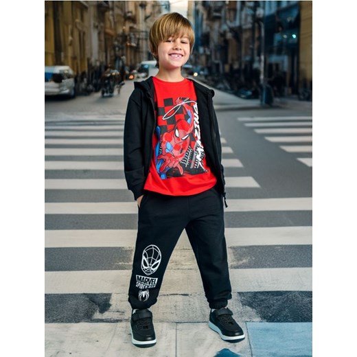 Sinsay - Bluza z kapturem Spider-Man - czarny ze sklepu Sinsay w kategorii Bluzy chłopięce - zdjęcie 177786541