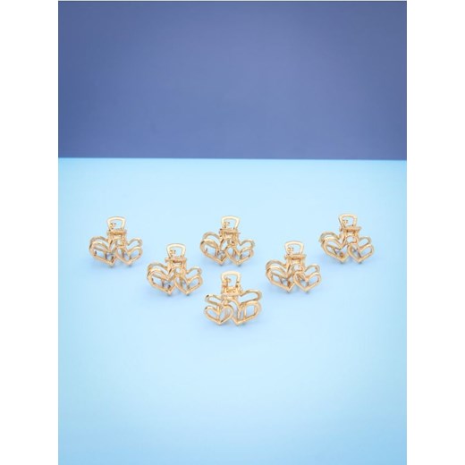 Sinsay - Spinki 6 pack - złoty Sinsay One Size Sinsay