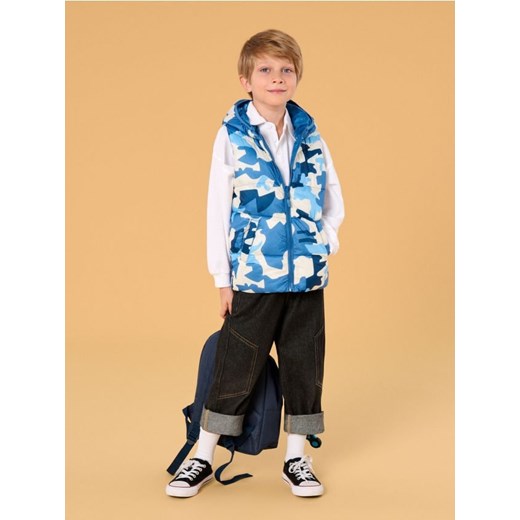 Sinsay - Kamizelka dwustronna - mid blue Sinsay 110 Sinsay