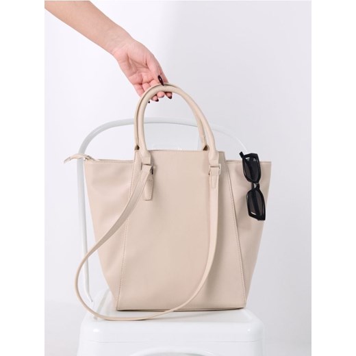 Sinsay - Torebka - beżowy ze sklepu Sinsay w kategorii Torby Shopper bag - zdjęcie 177786753