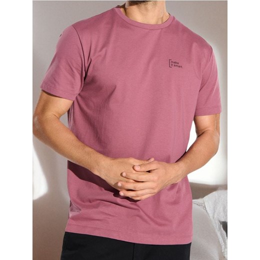 Sinsay - Koszulka z napisem - fioletowy ze sklepu Sinsay w kategorii T-shirty męskie - zdjęcie 177787224