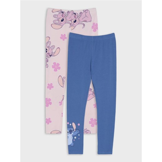 Sinsay - Legginsy Stitch 2 pack - granatowy ze sklepu Sinsay w kategorii Spodnie dziewczęce - zdjęcie 177787330
