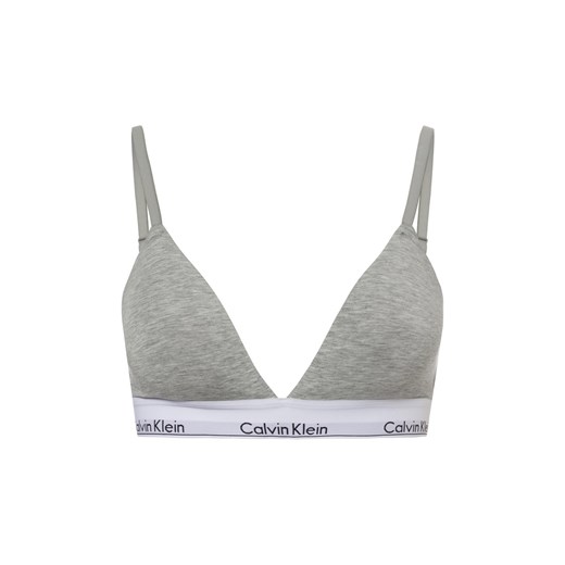 Calvin Klein Damski biustonosz Kobiety Dżersej jasny szary marmurkowy ze sklepu vangraaf w kategorii Biustonosze - zdjęcie 177787813