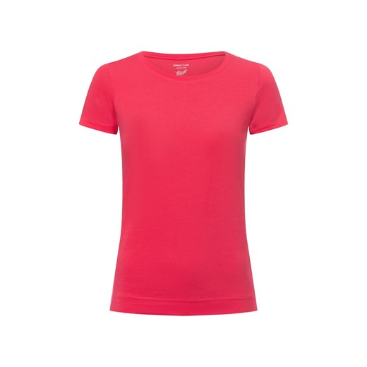 Marie Lund T-shirt damski Kobiety Dżersej koralowy jednolity ze sklepu vangraaf w kategorii Bluzki damskie - zdjęcie 177787842