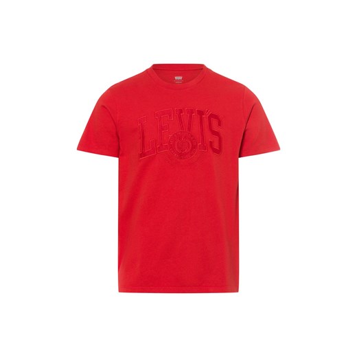 Levi's T-shirt męski Mężczyźni Dżersej czerwony jednolity ze sklepu vangraaf w kategorii T-shirty męskie - zdjęcie 177787873