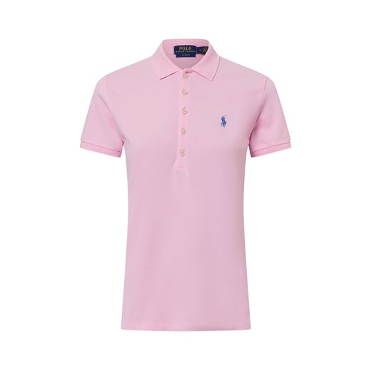 Polo Ralph Lauren Damska koszulka polo Kobiety Bawełna różowy jednolity ze sklepu vangraaf w kategorii Bluzki damskie - zdjęcie 177787923