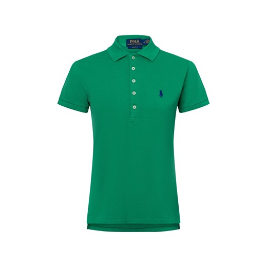 Polo Ralph Lauren Damska koszulka polo Kobiety Bawełna zielony jednolity ze sklepu vangraaf w kategorii Bluzki damskie - zdjęcie 177787924