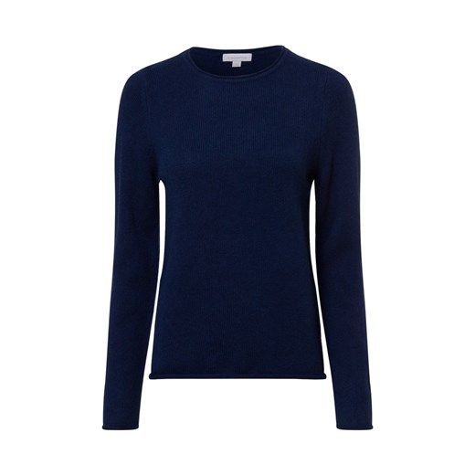 brookshire Sweter damski z dzianiny Kobiety Wełna granatowy jednolity M vangraaf