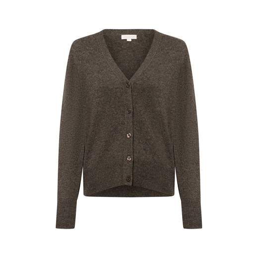 brookshire Kardigan damski Kobiety Wełna antracytowy jednolity ze sklepu vangraaf w kategorii Swetry damskie - zdjęcie 177788093