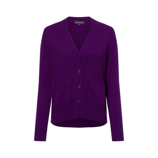 Franco Callegari Kardigan damski Kobiety Wełna merino lila jednolity Franco Callegari M okazyjna cena vangraaf