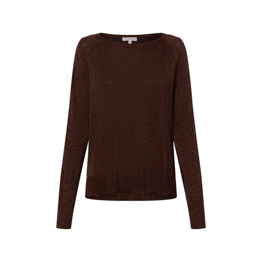 Marie Lund Sweter damski Kobiety wiskoza brązowy jednolity Marie Lund L wyprzedaż vangraaf