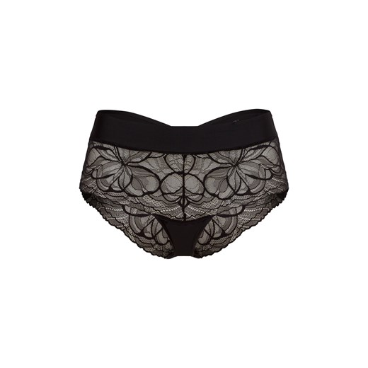 Triumph Majtki - Body Make-Up Illusion Lace Shorty Kobiety czarny jednolity ze sklepu vangraaf w kategorii Majtki damskie - zdjęcie 177788194