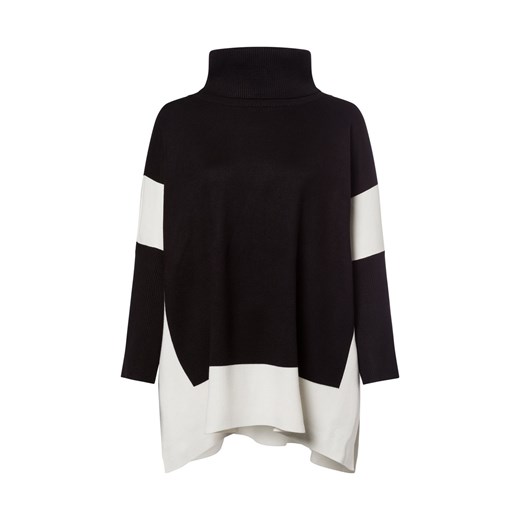 s.Oliver BLACK LABEL Sweter damski z dzianiny Kobiety Sztuczne włókno czarny wzorzysty ze sklepu vangraaf w kategorii Swetry damskie - zdjęcie 177788340
