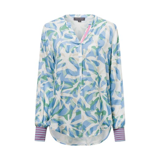Franco Callegari Bluzka damska Kobiety wiskoza biały wzorzysty ze sklepu vangraaf w kategorii Bluzki damskie - zdjęcie 177788470