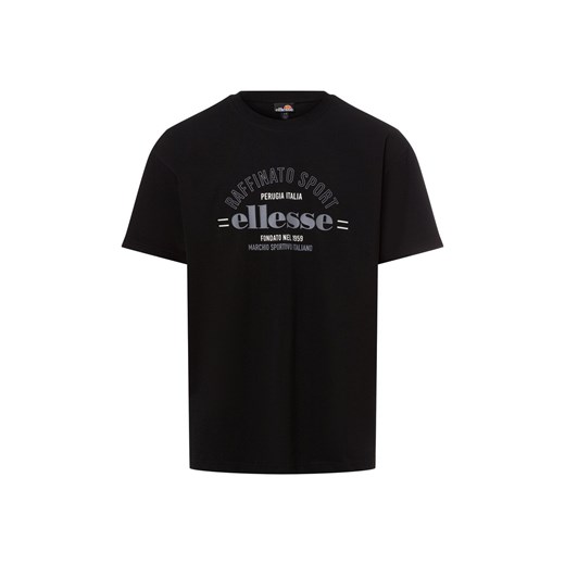 ellesse Koszulka męska - Orroli Tee Mężczyźni Bawełna czarny wzorzysty ze sklepu vangraaf w kategorii T-shirty męskie - zdjęcie 177788570