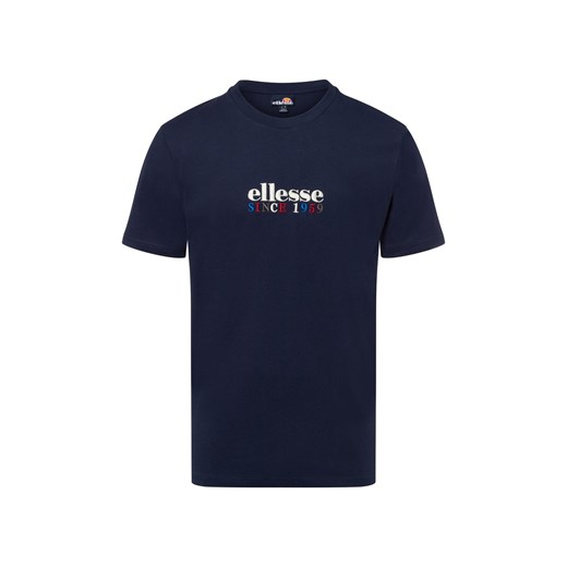 ellesse Koszulka męska - Hiker Mężczyźni Bawełna granatowy wzorzysty ze sklepu vangraaf w kategorii T-shirty męskie - zdjęcie 177788573