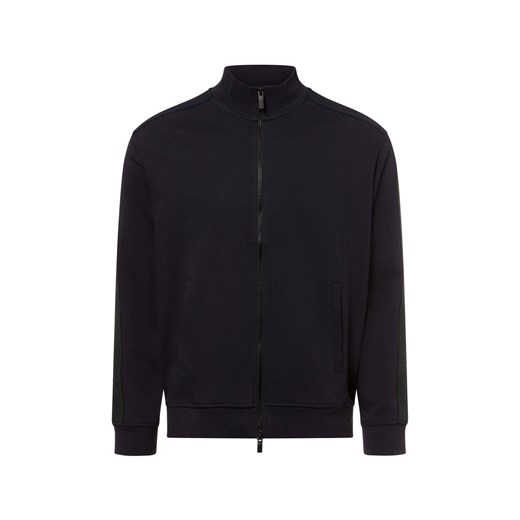 Armani Exchange Bluza męska Mężczyźni Bawełna granatowy jednolity ze sklepu vangraaf w kategorii Bluzy męskie - zdjęcie 177788631