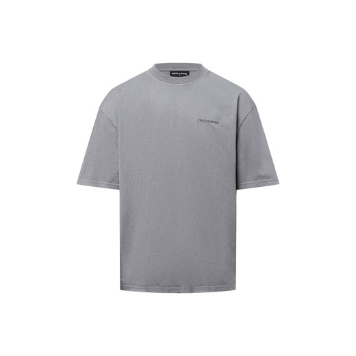 PEGADOR Koszulka męska Mężczyźni Bawełna szary jednolity ze sklepu vangraaf w kategorii T-shirty męskie - zdjęcie 177788771