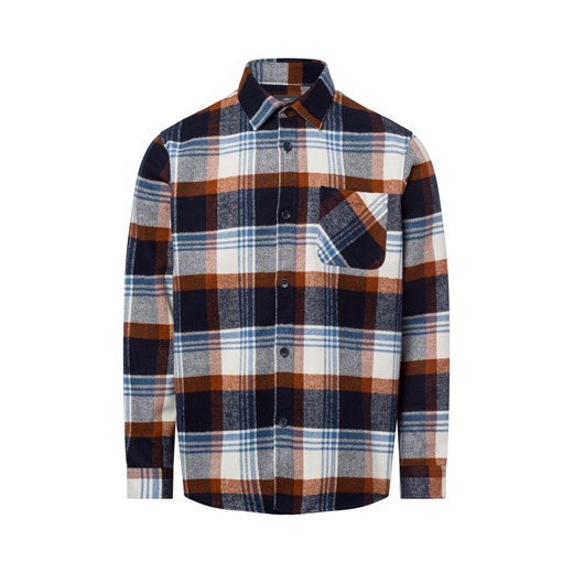 Fynch-Hatton Męska koszula casual Mężczyźni Comfort Fit wielokolorowy w kratkę ze sklepu vangraaf w kategorii Koszule męskie - zdjęcie 177788890