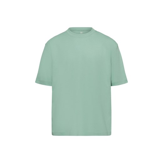 Nils Sundström Koszulka męska Mężczyźni Bawełna seledynowy jednolity ze sklepu vangraaf w kategorii T-shirty męskie - zdjęcie 177788953