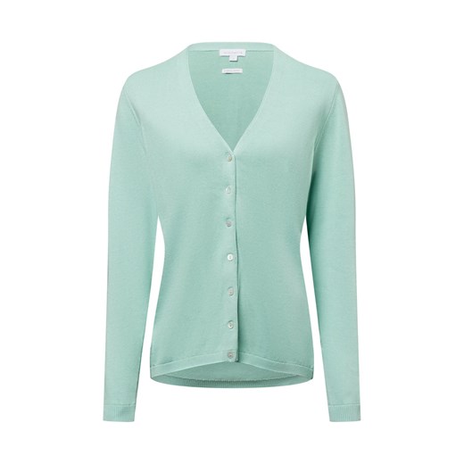 brookshire Kardigan damski Kobiety Bawełna miętowy jednolity ze sklepu vangraaf w kategorii Swetry damskie - zdjęcie 177789213