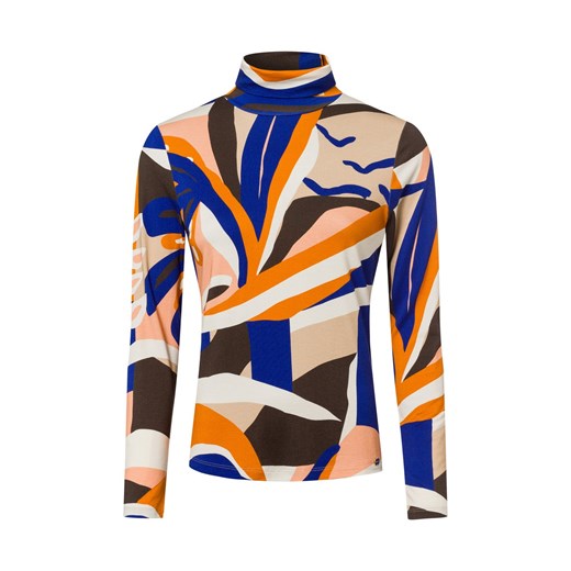 Marc Cain Damska koszulka z długim rękawem Kobiety wiskoza piaskowy wzorzysty ze sklepu vangraaf w kategorii Bluzki damskie - zdjęcie 177789231