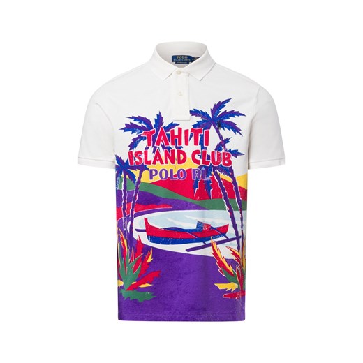 Polo Ralph Lauren Męska koszulka polo Mężczyźni Bawełna biały nadruk ze sklepu vangraaf w kategorii T-shirty męskie - zdjęcie 177789310