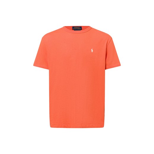 Polo Ralph Lauren Koszulka męska Mężczyźni Bawełna pomarańczowy jednolity ze sklepu vangraaf w kategorii T-shirty męskie - zdjęcie 177789311