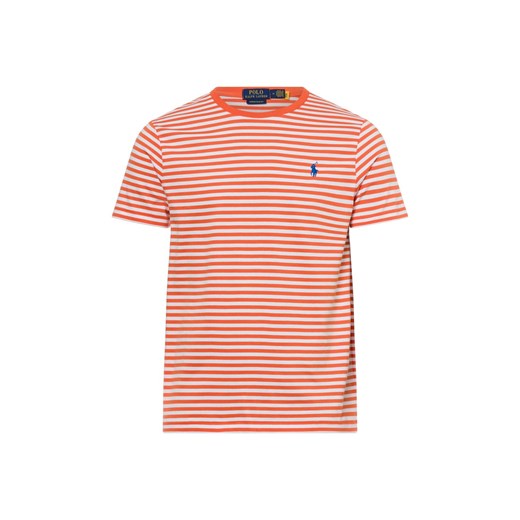 Polo Ralph Lauren Koszulka męska Mężczyźni Bawełna pomarańczowy w paski ze sklepu vangraaf w kategorii T-shirty męskie - zdjęcie 177789314