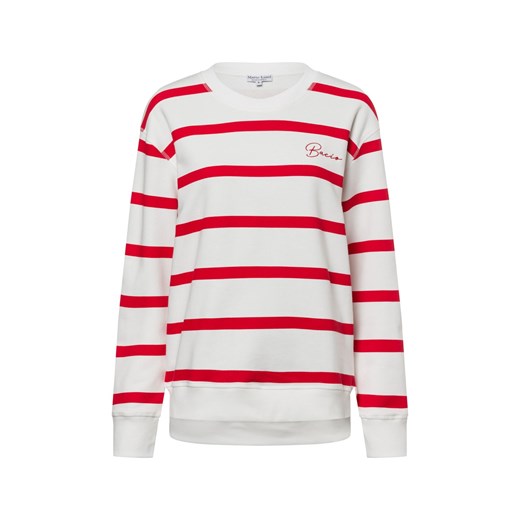 Marie Lund Bluza damska Kobiety Bawełna biały w paski ze sklepu vangraaf w kategorii Bluzy damskie - zdjęcie 177789421