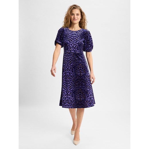 Marie Lund Damska sukienka na co dzień Kobiety bakłażanowy jednolity Marie Lund 40 wyprzedaż vangraaf