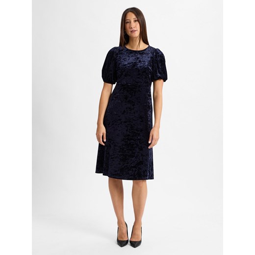 Marie Lund Damska sukienka na co dzień Kobiety granatowy jednolity Marie Lund 38 wyprzedaż vangraaf
