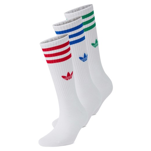 adidas Originals Skarpety w 3-paku Kobiety Bawełna biały wzorzysty S vangraaf