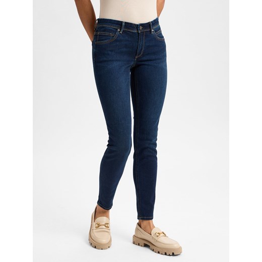 Marc O'Polo Denim Dżinsy - Alva Kobiety Bawełna blue stone jednolity ze sklepu vangraaf w kategorii Jeansy damskie - zdjęcie 177790882