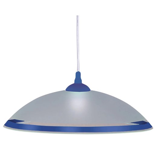 Biało-niebieska kuchenna lampa wisząca - S563-Toba ze sklepu Edinos.pl w kategorii Lampy wiszące - zdjęcie 177791184