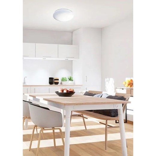 Biały plafon sufitowy led - K127-Asteria Lumes One Size Edinos.pl