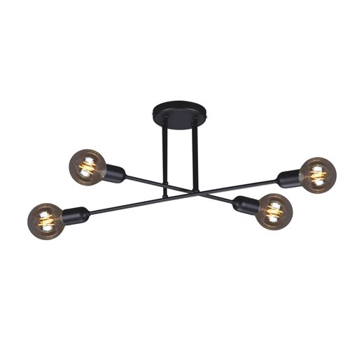 Czarna industrialna lampa sufitowa patyki G4-S17 ze sklepu Edinos.pl w kategorii Lampy sufitowe - zdjęcie 177791880